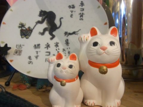 キトゥンカンパニーにもいる招き猫from豪徳寺